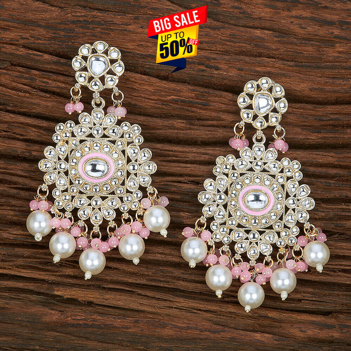 Indo Western Meenakari Earring With Gold Plating 109390