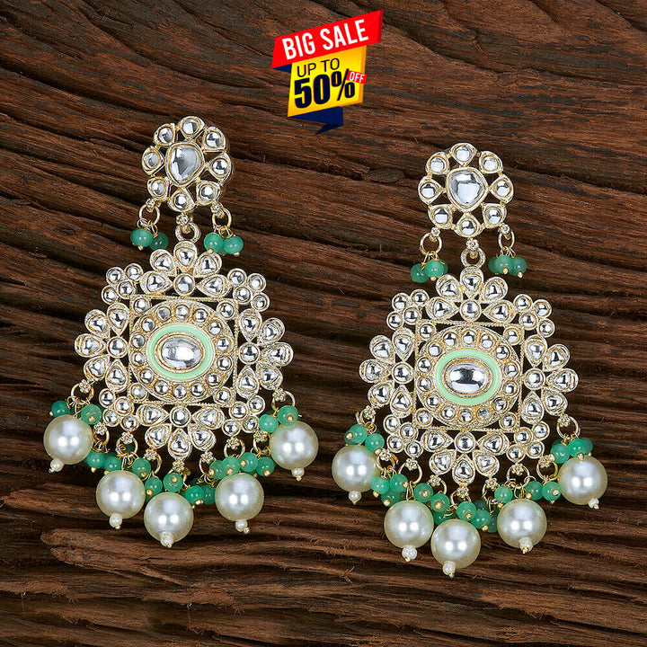 Indo Western Meenakari Earring With Gold Plating 109390