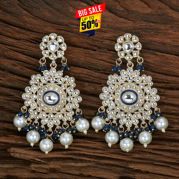 Indo Western Meenakari Earring With Gold Plating 109390