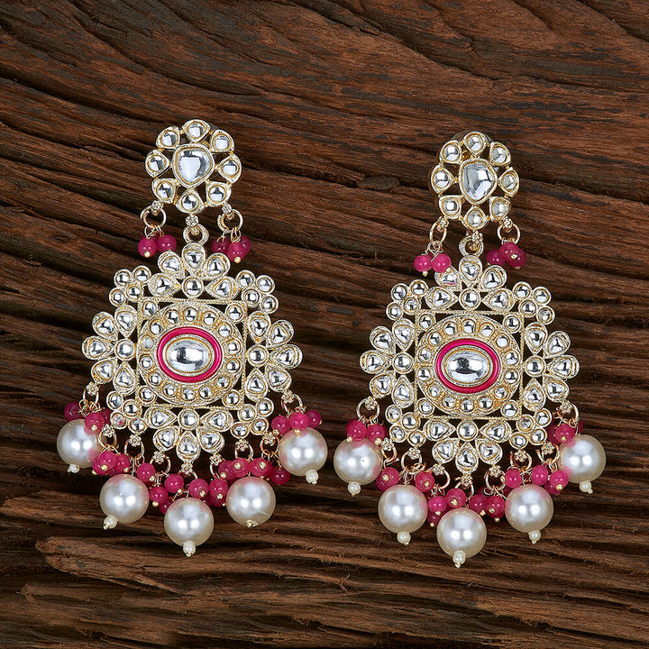 Indo Western Meenakari Earring With Gold Plating 109390