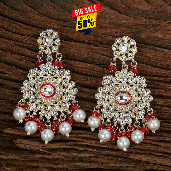 Indo Western Meenakari Earring With Gold Plating 109390