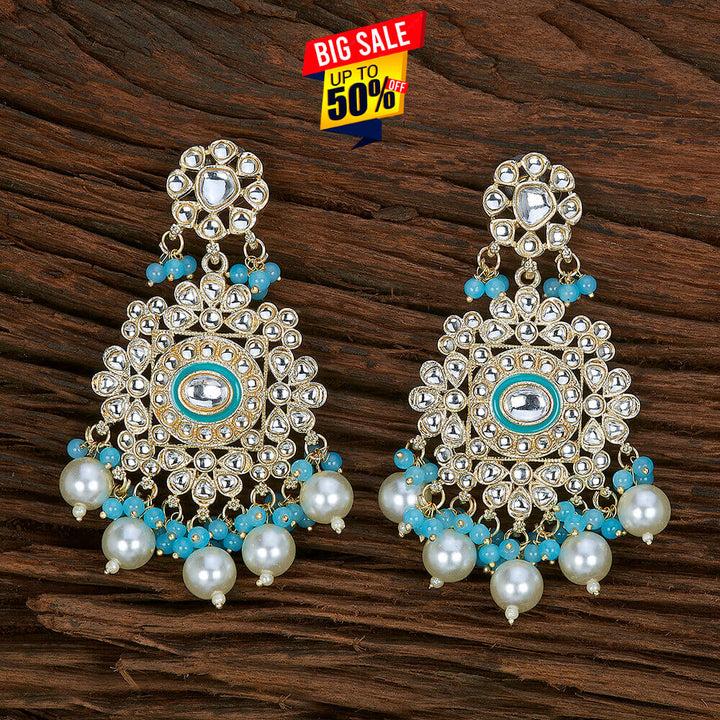 Indo Western Meenakari Earring With Gold Plating 109390