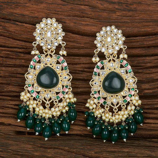 Indo Western Meenakari Earring With Gold Plating 109392