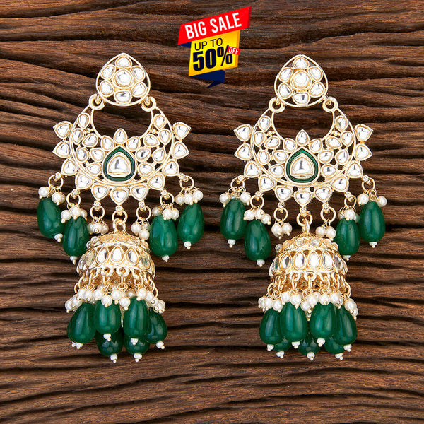 Indo Western Jhumki With Gold Plating 109435