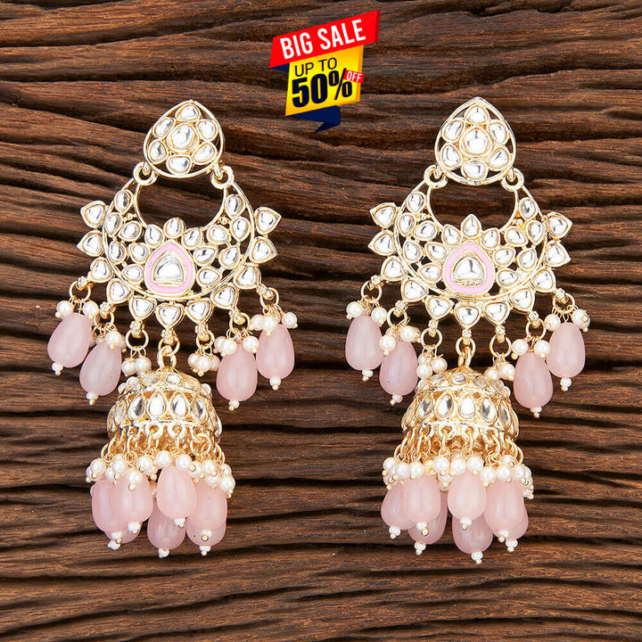 Indo Western Jhumki With Gold Plating 109435