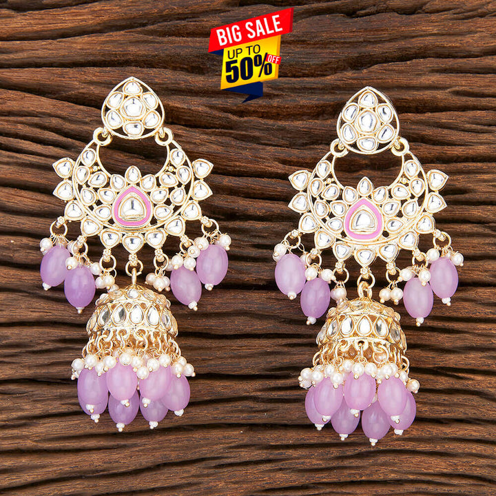 Indo Western Jhumki With Gold Plating 109435