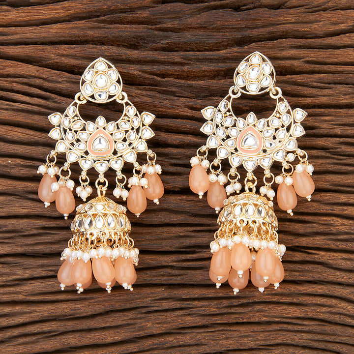 Indo Western Jhumki With Gold Plating 109435