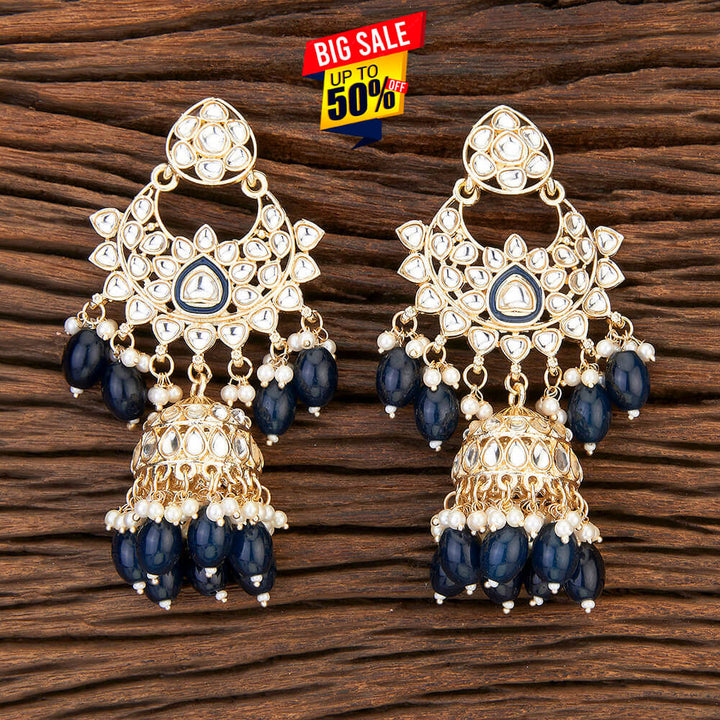 Indo Western Jhumki With Gold Plating 109435