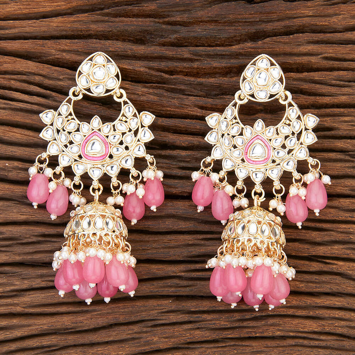 Indo Western Jhumki With Gold Plating 109435