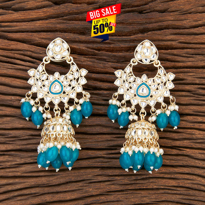 Indo Western Jhumki With Gold Plating 109435