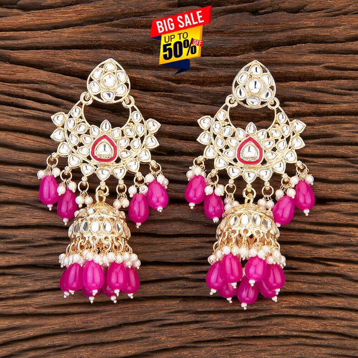 Indo Western Jhumki With Gold Plating 109435