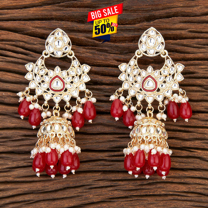 Indo Western Jhumki With Gold Plating 109435