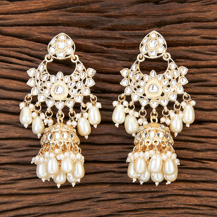 Indo Western Jhumki With Gold Plating 109435