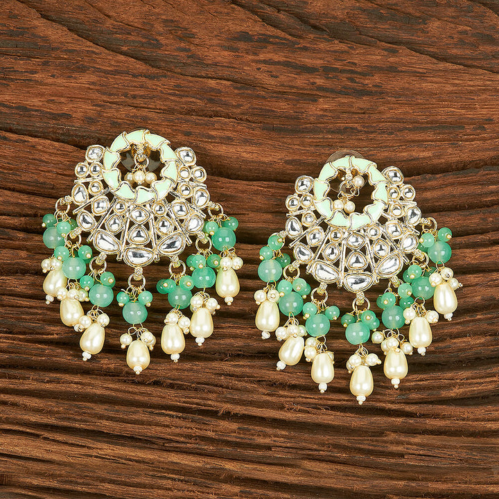 Indo Western Meenakari Earring With Gold Plating 109446