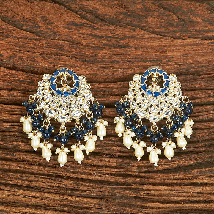 Indo Western Meenakari Earring With Gold Plating 109446