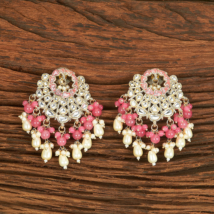 Indo Western Meenakari Earring With Gold Plating 109446