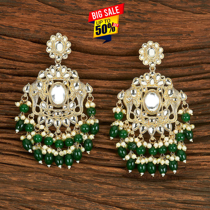 Indo Western Trendy Earring With Gold Plating 109464