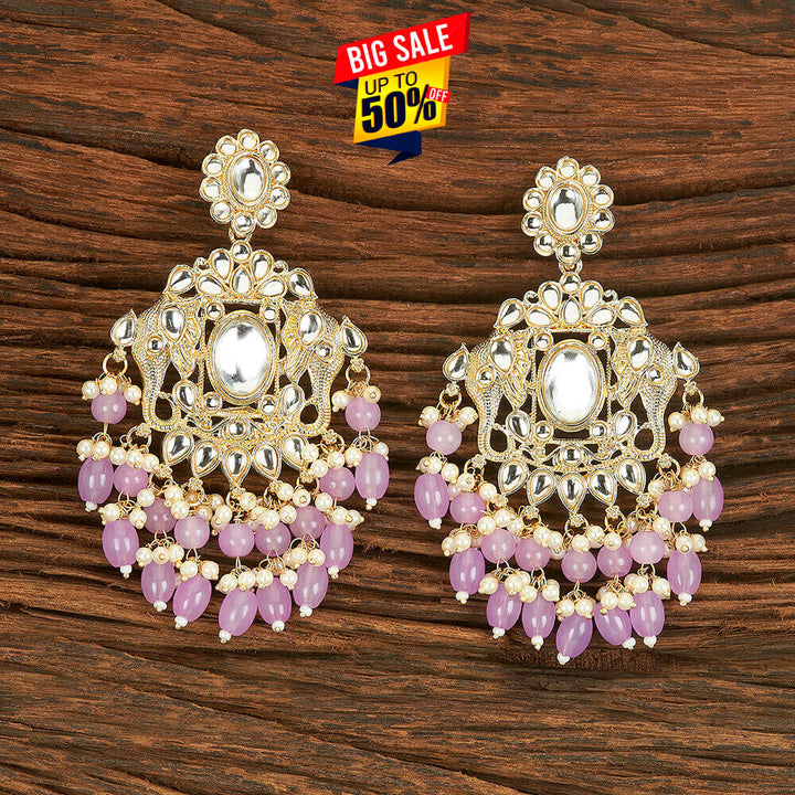 Indo Western Trendy Earring With Gold Plating 109464