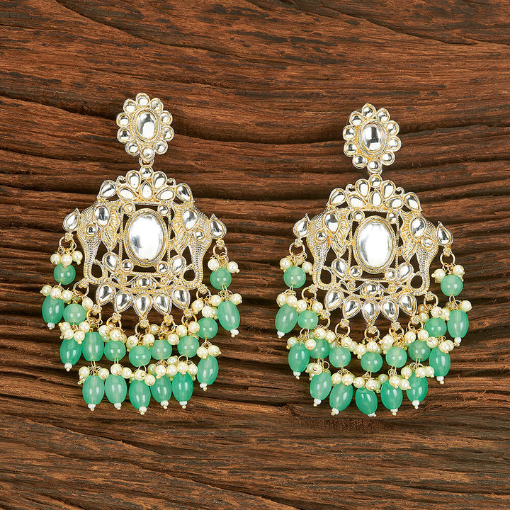 Indo Western Trendy Earring With Gold Plating 109464