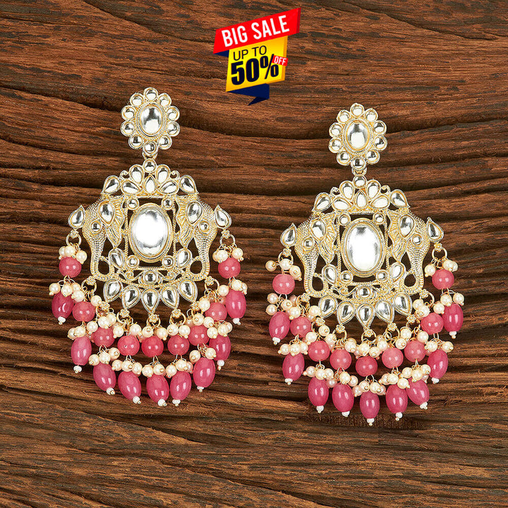 Indo Western Trendy Earring With Gold Plating 109464