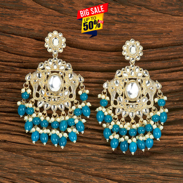 Indo Western Trendy Earring With Gold Plating 109464