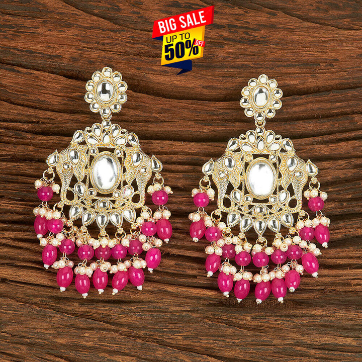 Indo Western Trendy Earring With Gold Plating 109464