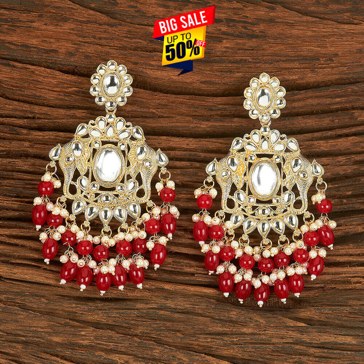 Indo Western Trendy Earring With Gold Plating 109464