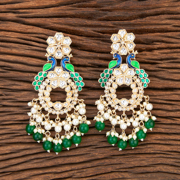 Indo Western Meenakari Earring With Gold Plating 109471