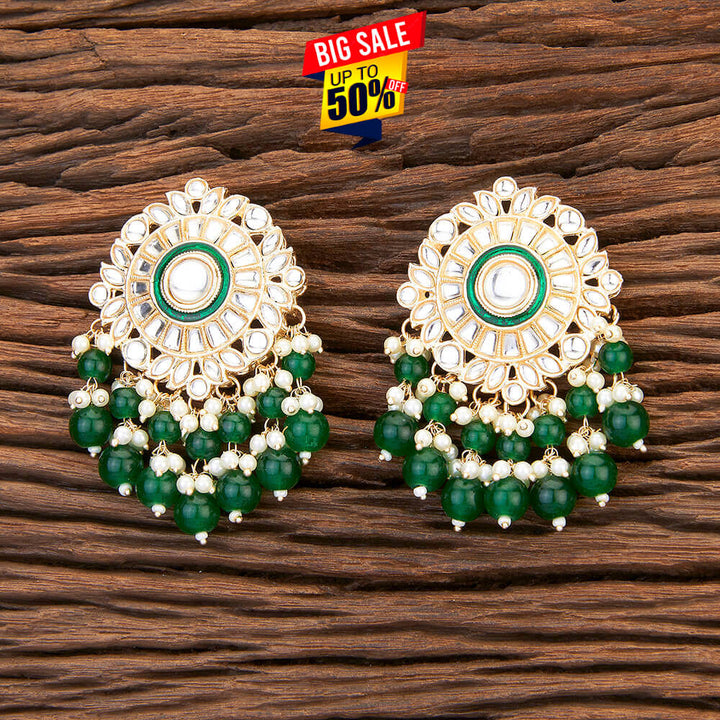 Indo Western Meenakari Earring With Gold Plating 109518