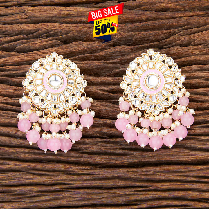 Indo Western Meenakari Earring With Gold Plating 109518