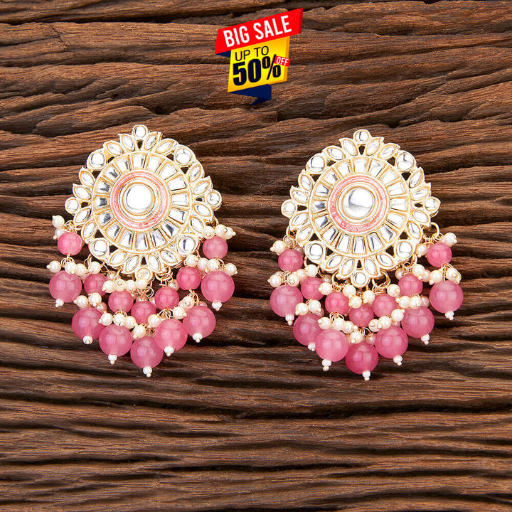 Indo Western Meenakari Earring With Gold Plating 109518