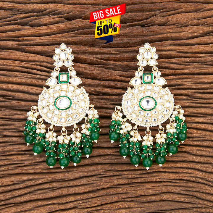 Indo Western Meenakari Earring With Gold Plating 109542