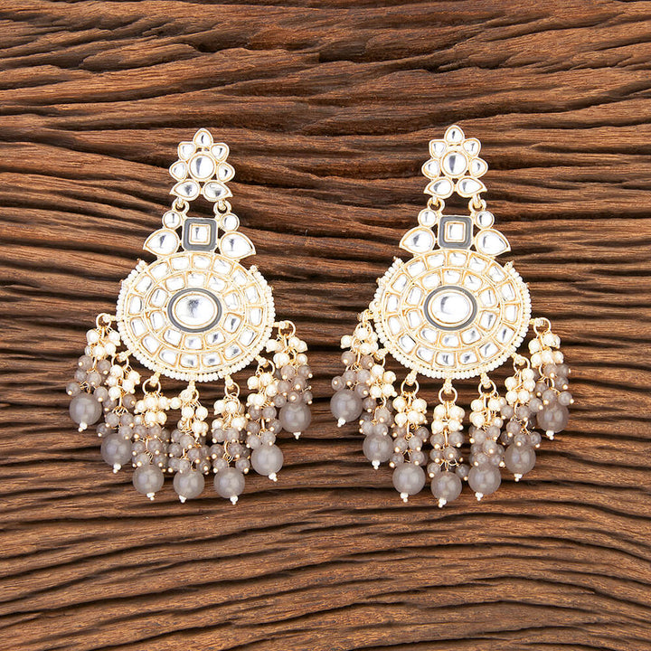 Indo Western Meenakari Earring With Gold Plating 109542