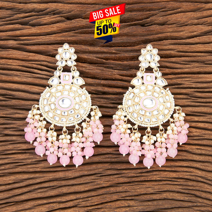 Indo Western Meenakari Earring With Gold Plating 109542