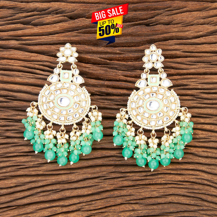 Indo Western Meenakari Earring With Gold Plating 109542