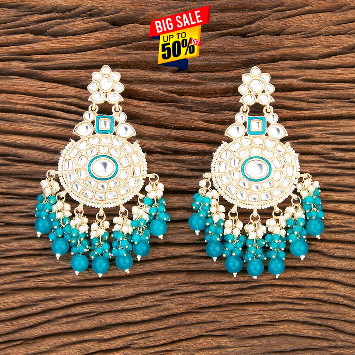 Indo Western Meenakari Earring With Gold Plating 109542