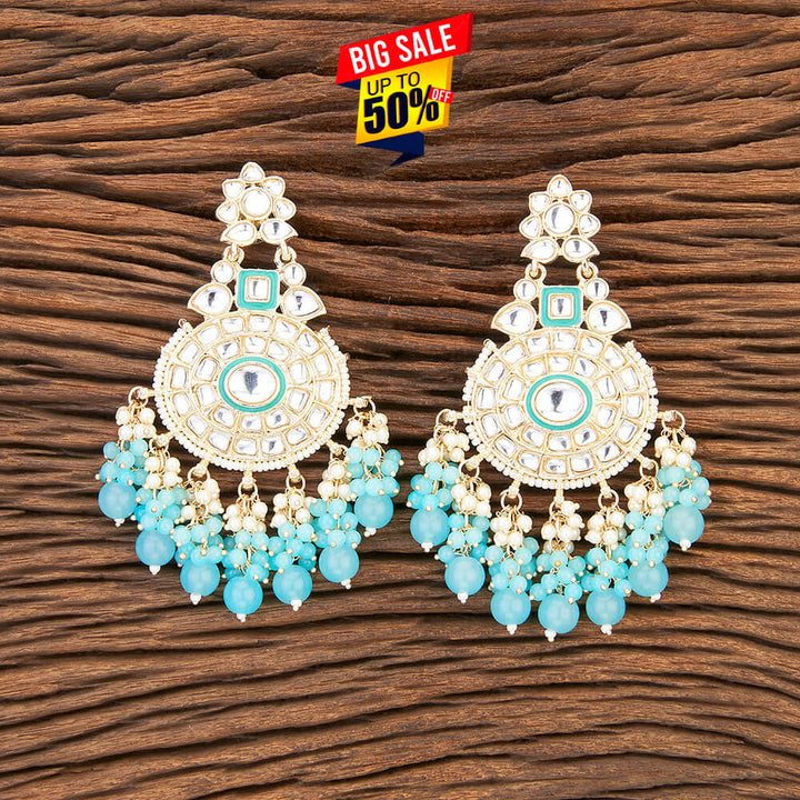 Indo Western Meenakari Earring With Gold Plating 109542