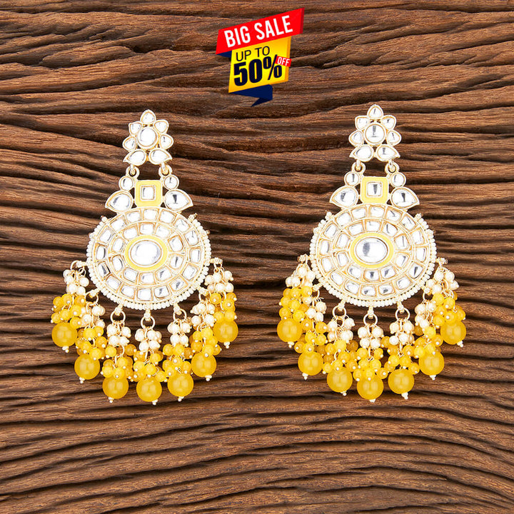 Indo Western Meenakari Earring With Gold Plating 109542