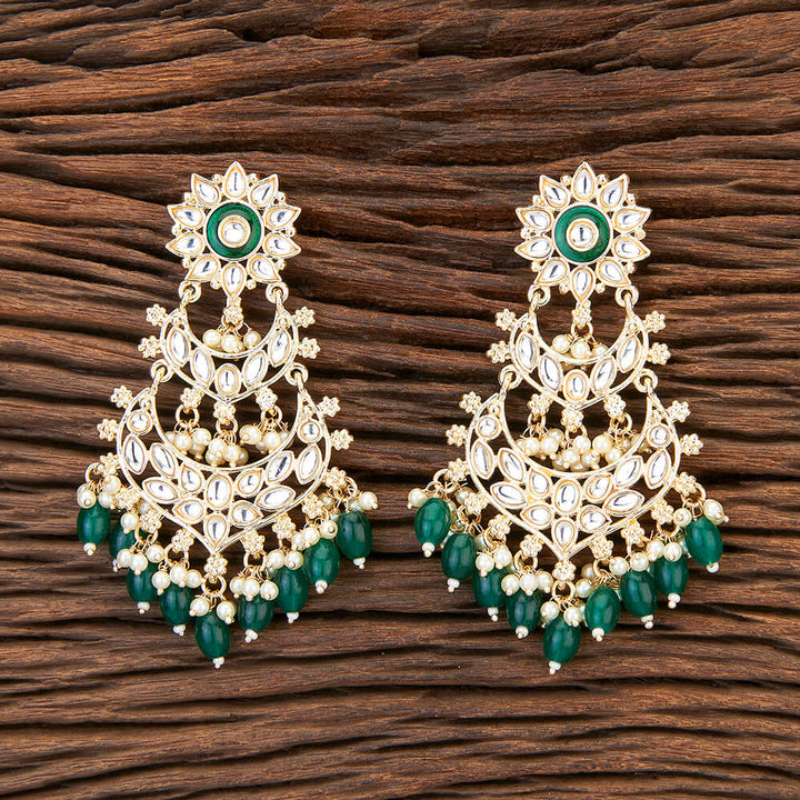 Indo Western Meenakari Earring With Gold Plating 109623