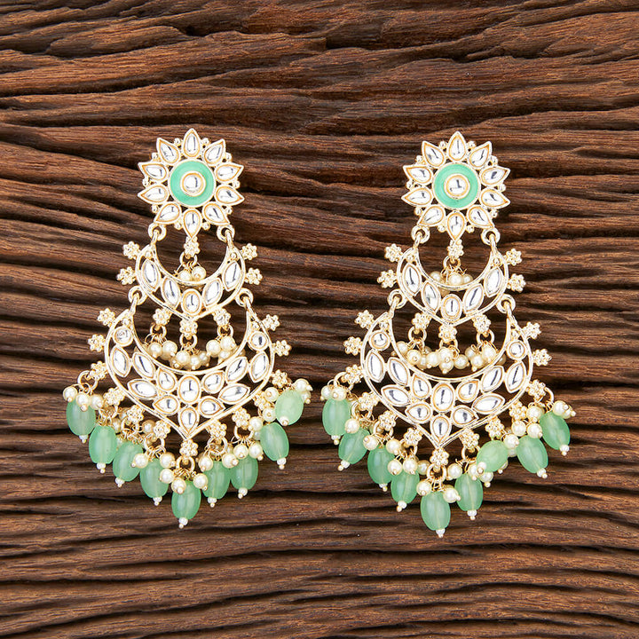 Indo Western Meenakari Earring With Gold Plating 109623