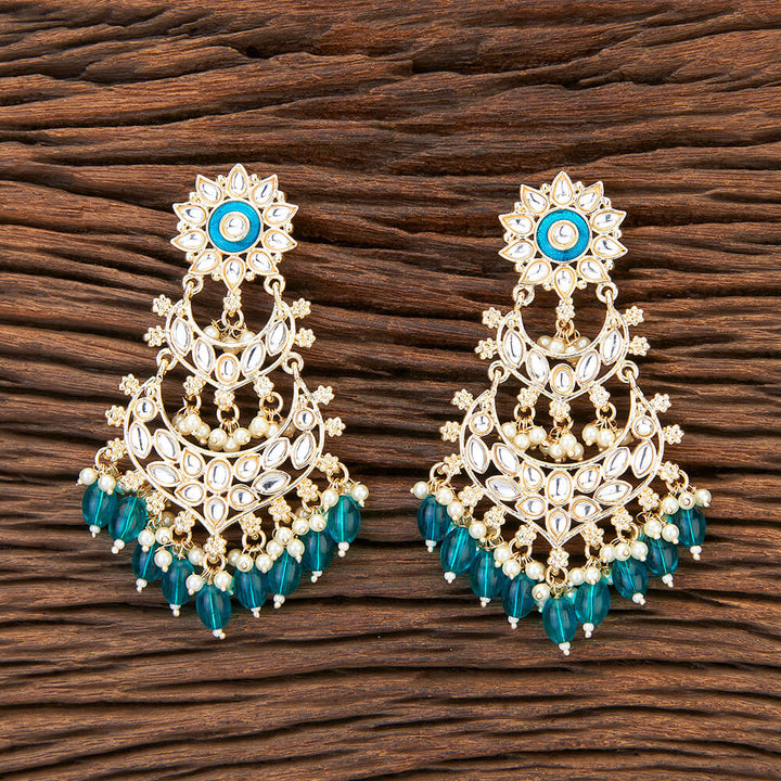 Indo Western Meenakari Earring With Gold Plating 109623