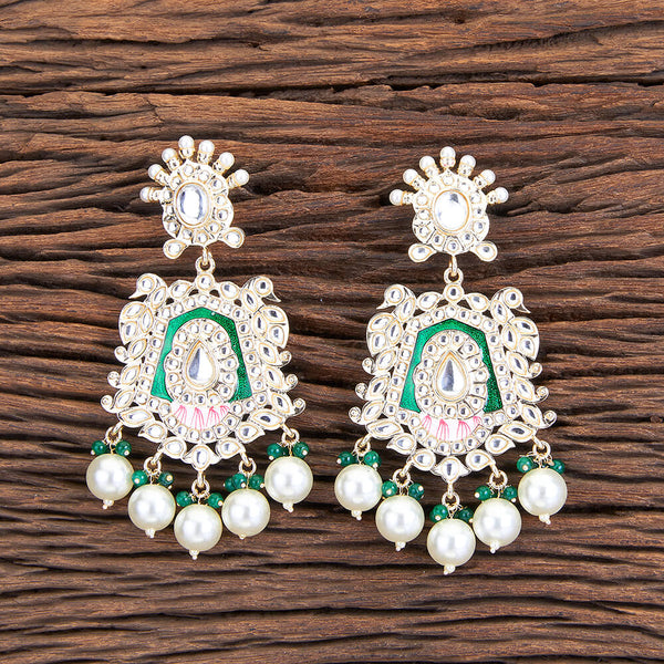 Indo Western Meenakari Earring With Gold Plating 109662