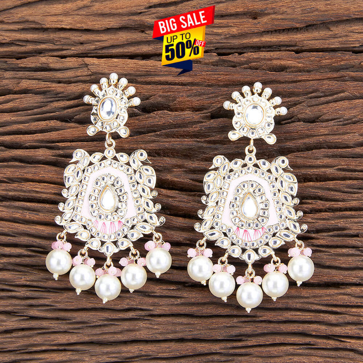 Indo Western Meenakari Earring With Gold Plating 109662