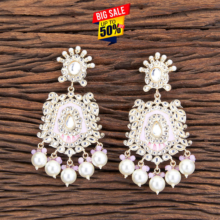 Indo Western Meenakari Earring With Gold Plating 109662