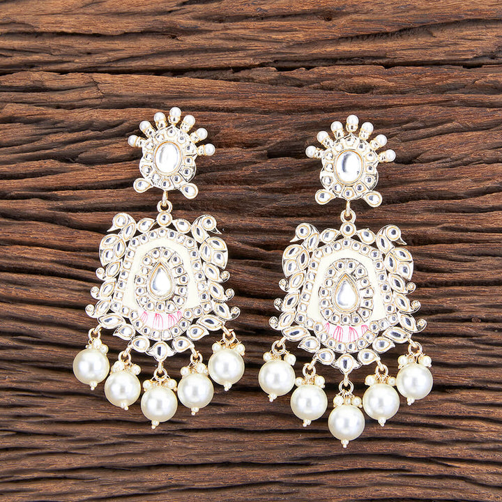 Indo Western Meenakari Earring With Gold Plating 109662