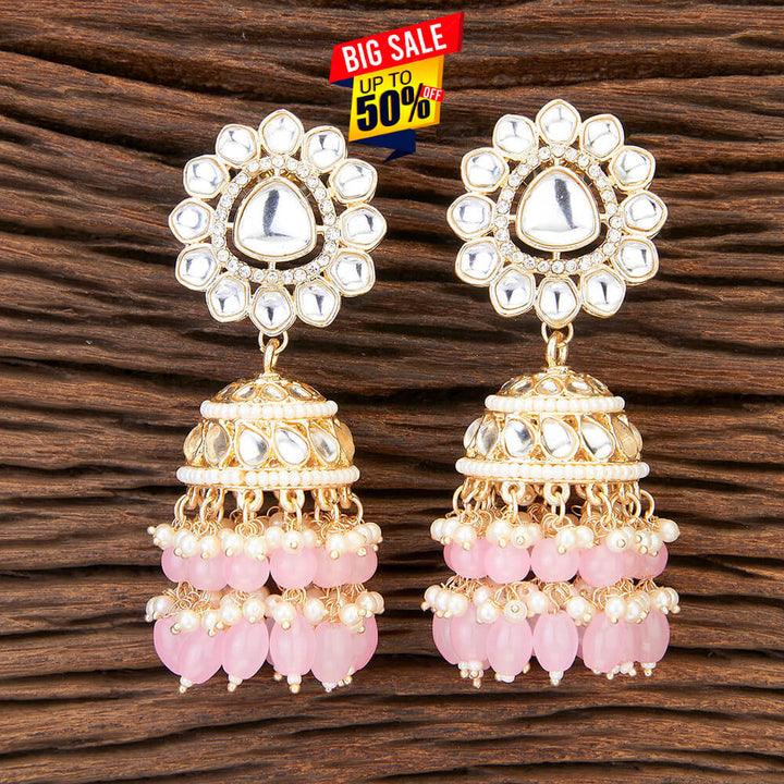 Indo Western Jhumki With Gold Plating 109685