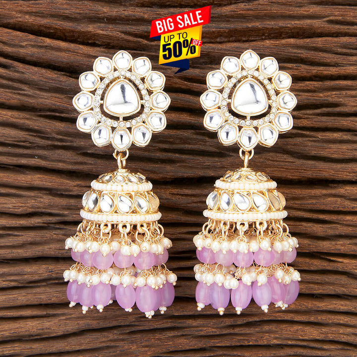 Indo Western Jhumki With Gold Plating 109685