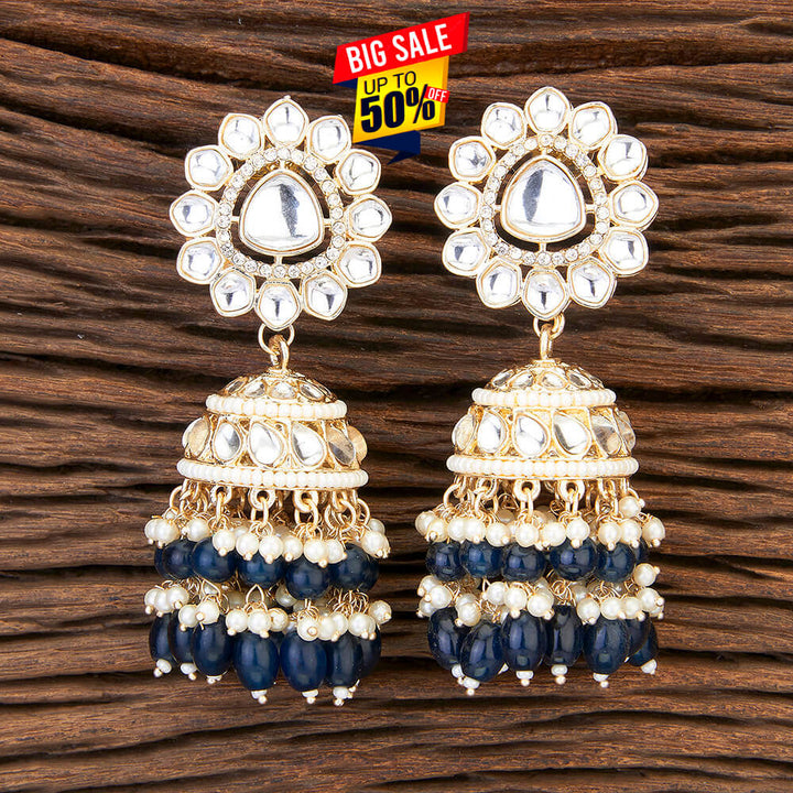 Indo Western Jhumki With Gold Plating 109685