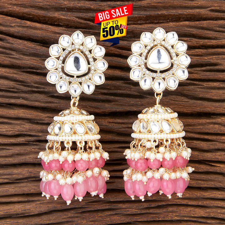 Indo Western Jhumki With Gold Plating 109685