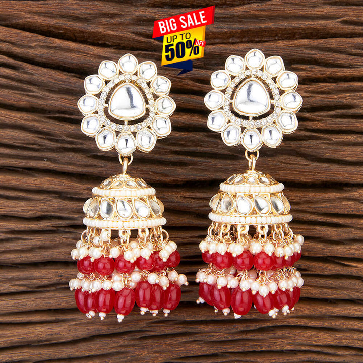 Indo Western Jhumki With Gold Plating 109685